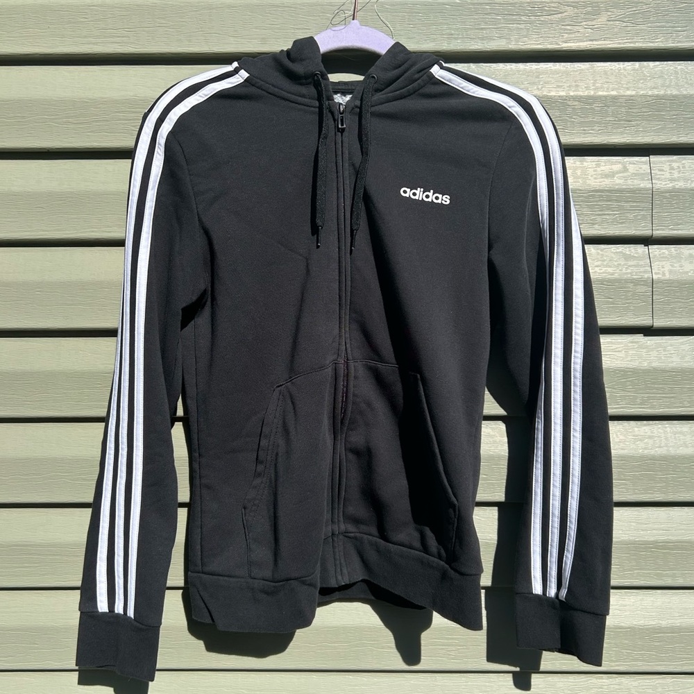 Adidas Zip-Up Hoodie - Stay Cozy and Cute